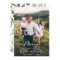 Modern minimal 1 photo Christmas elegant script