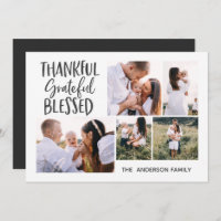 modern minimal 4 photo thanksgiving july 4th holid