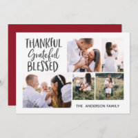 modern minimal 4 photo thanksgiving july 4th