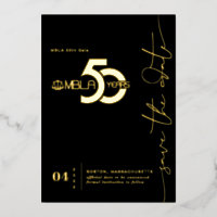 Modern Minimal | 50th Gala Save the Date