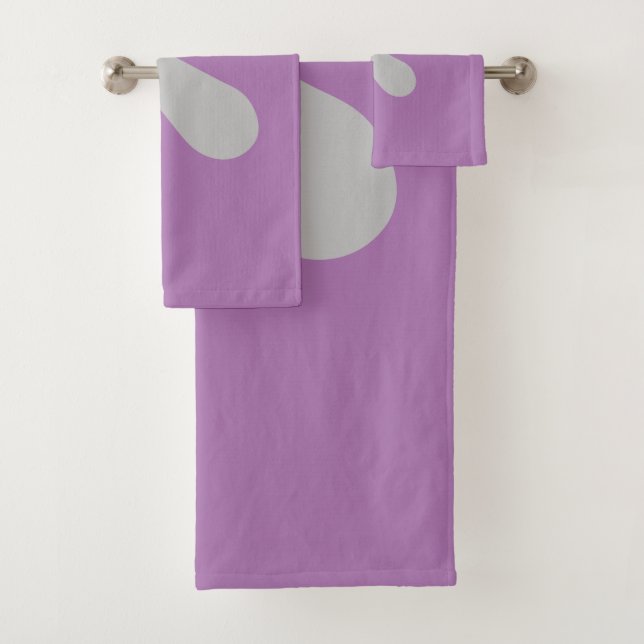Modern Minimal Abstract art shapes Bath Towel Set (Insitu)