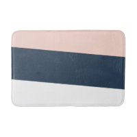 Modern minimal abstract geometric navy blue pink