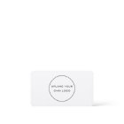 Modern Minimal Black White Custom Logo