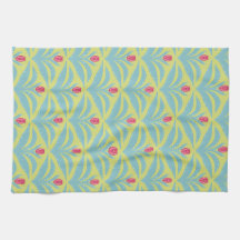 Modern minimal bold tulip pattern