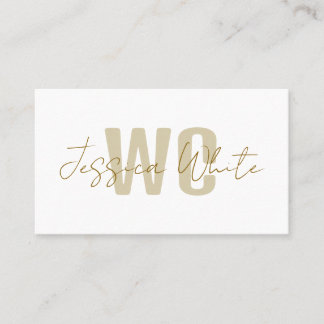 Modern Minimal Business Card