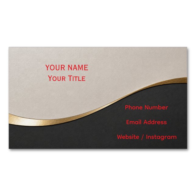 Modern Minimal Business Card (Front)