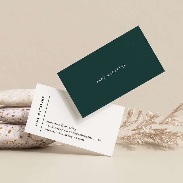Modern Minimal Business Cards | Hunter (Creator Uploaded)