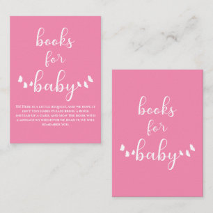 Modern Minimal Butterfly Calligraphy Baby Shower Enclosure Card