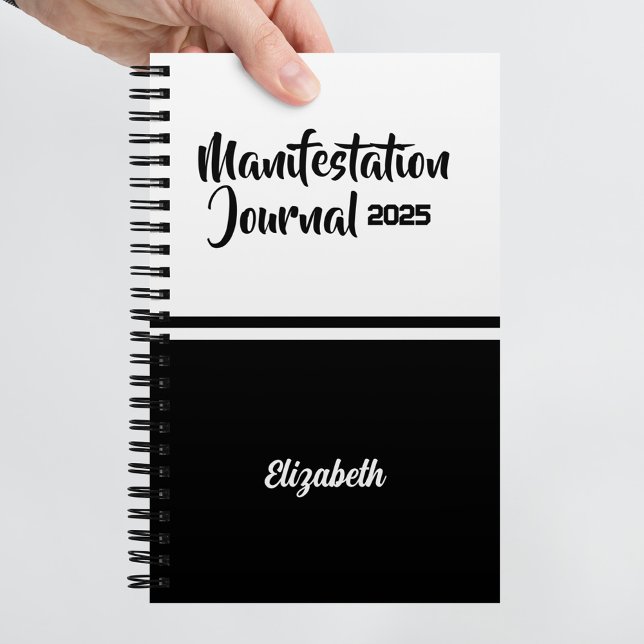 Modern Minimal Calligraphy Manifestation Journal (Creator Uploaded)
