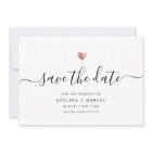 Modern Minimal Calligraphy Rose Gold