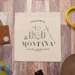 Modern Minimal Camping | Bachelorette Tote Bag<br><div class="desc">Thank your best girls for standing by your side with these unique tote bags. The perfect bags for your weekend party! Our tote bags are the perfect way for your crew to get all the attention everywhere you and your gals go! Add your custom wording to this design by using...</div>