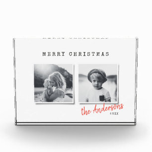 Modern minimal Christmas two photo 