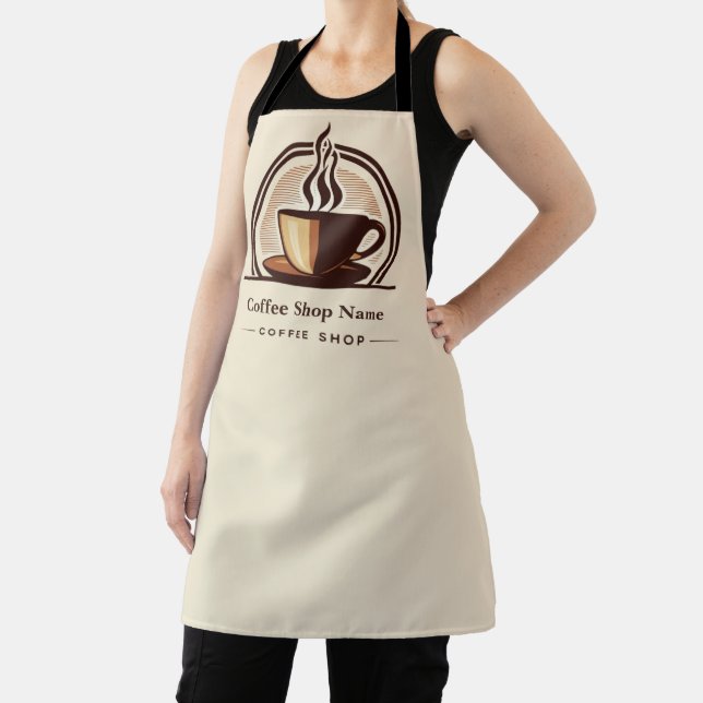 Modern Minimal Coffee Shop professional  shop Apron (Insitu)
