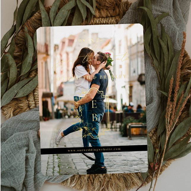 Modern Minimal Contemporary | Photo Save the Date (Creator Uploaded)