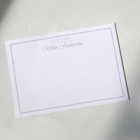 Modern Minimal Cursive Script Pastel Purple