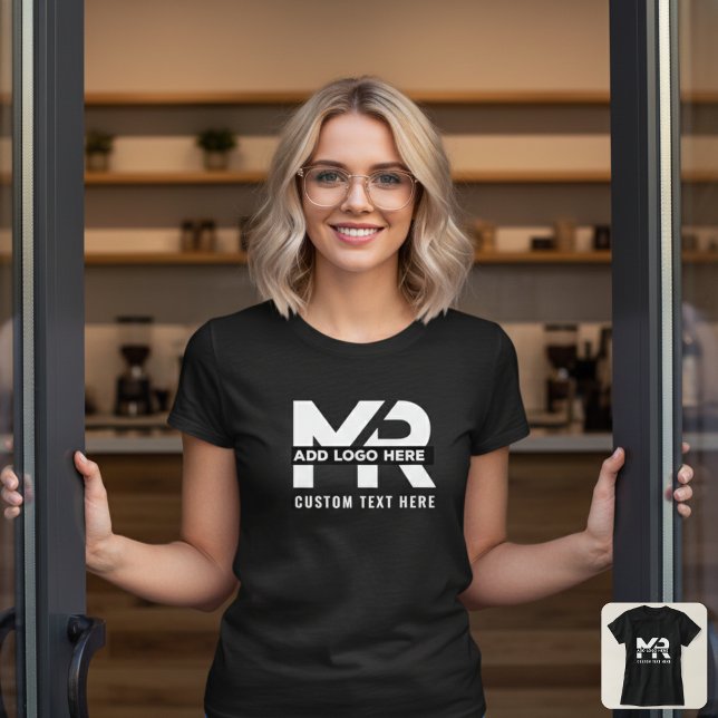 Modern Minimal Custom Business Logo Branded Staff T-Shirt (Custom Business Logo Branded Staff T-Shirt – Modern Minimal Corporate Employee Uniform)