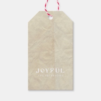 Modern Minimal Custom Gift Tags