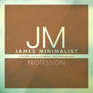 Modern Minimal Design   Brown & Transparent