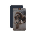 Modern Minimal Dog Trainer Pet Sitter QR Code