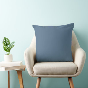 Modern Minimal Dusty Blue Solid Colour Cushion