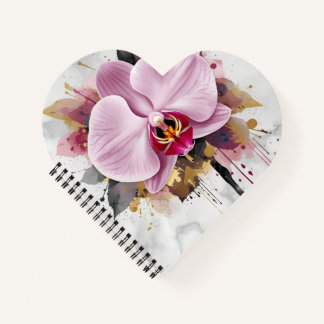 Modern Minimal elegant flower Design Notebook