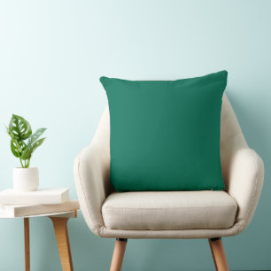 Modern Minimal Emerald Green Solid Colour Cushion