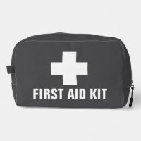 Modern Minimal Emergency First Aid Identification