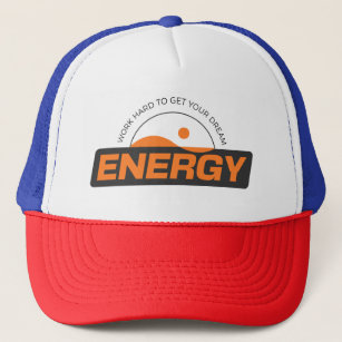 Modern & minimal energy hat template.