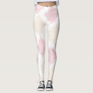 Modern Minimal Geometric Leggings Abstract Textu