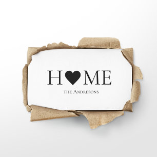 Modern Minimal Home Family Personalised Gift Business Card