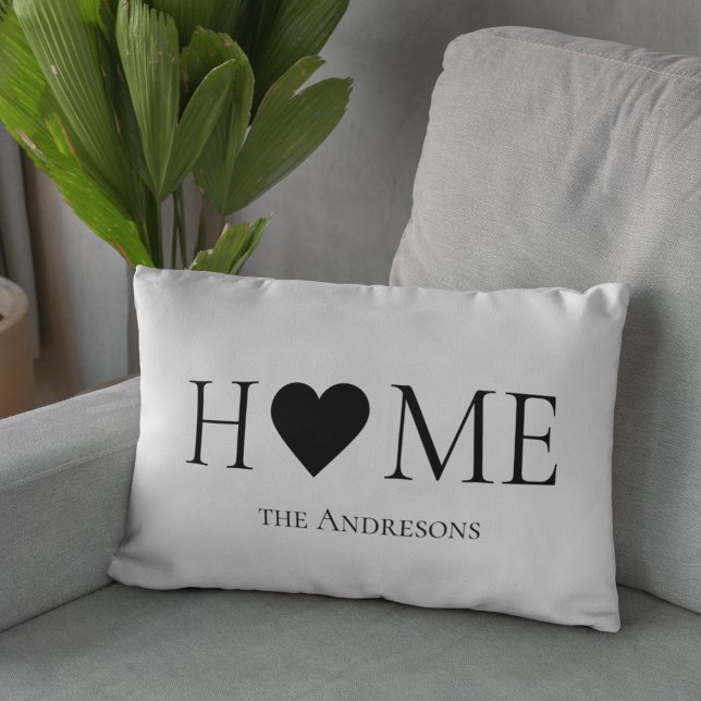 Modern Minimal Home Family Personalised Gift Decorative Cushion (Creator Uploaded)