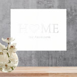 Modern Minimal Home Family Personalised Gift  Foil Prints<br><div class="desc">odern minimal home family personalised poster should be a reflection of the family's values,  personality,  and unique story,  while also fitting into their home's modern and minimalist aesthetic.</div>