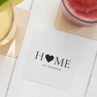 Modern Minimal Home Family Personalised Gift