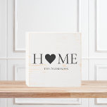 Modern Minimal Home Family Personalised Gift Wooden Box Sign<br><div class="desc">Welcome to our Modern Minimal Home Family collection on Zazzle – the perfect destination for personalised gifts that elevate your home and celebrate family bonds. Our thoughtfully curated selection of products seamlessly blends contemporary design with the warmth of family,  creating a unique and stylish touch for your living spaces.</div>