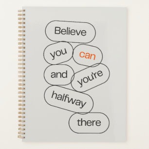 Modern Minimal Journal Cover Planner