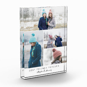 Modern Minimal Layout Best Friends Forever Photo Block