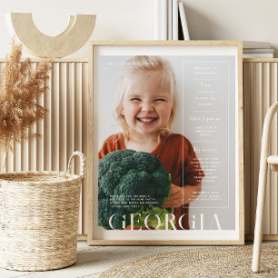 Modern Minimal Magazine Cover   1st Day of School Poster