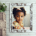 Modern Minimal Magazine Cover | Any Year Birthday Poster<br><div class="desc">This birthday fun facts sign is styled to look like a stylish magazine cover. Featuring trendy, modern typography overlay and your favourite photo. A perfect photo prop for very special day and then to have as a keepsake afterwards! Design also features a few fun facts you want to remember about...</div>