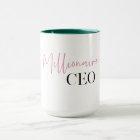 Modern Minimal Millionaire CEO | Pink And Black 