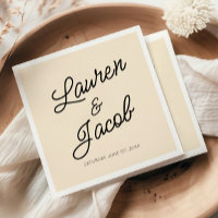Modern Minimal Minimalist Light Champagne Wedding