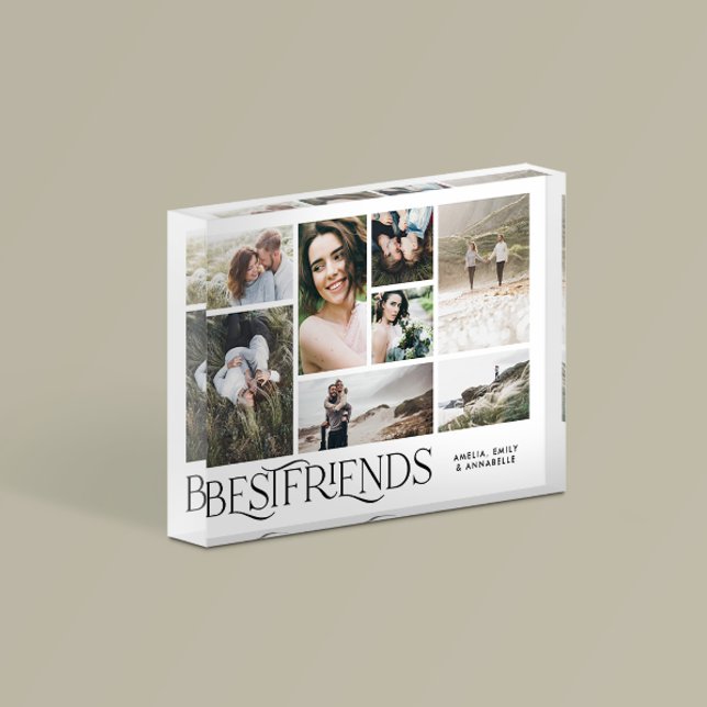 Modern minimal mult8 photo best friends elegant (Creator Uploaded)