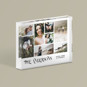 Modern minimal multi 8 photo best friends elegant