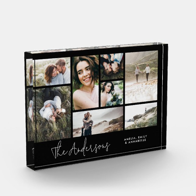 Modern minimal multi 8 photo best friends elegant (Left)