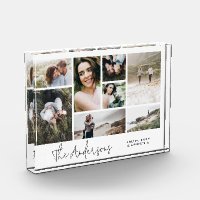Modern minimal multi 8 photo best friends elegant
