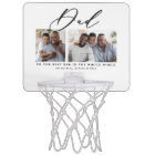 Modern minimal multi photo script dad gift 