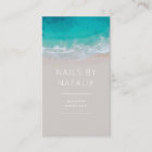 Modern minimal ocean beach typography chic busines