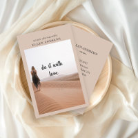 Modern Minimal Photo business card