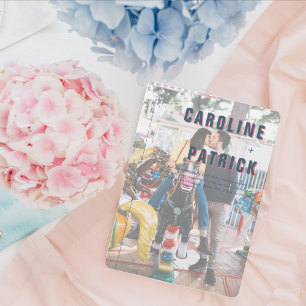 Modern Minimal Photo Wedding Details & Invitation