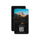 Modern Minimal Photographer QR Code Social Media