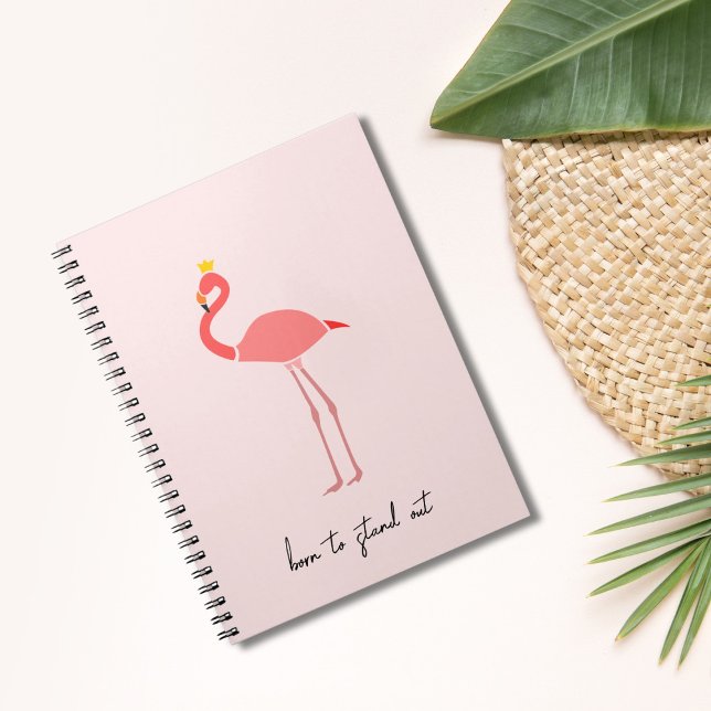 Modern Minimal Pink Flamingo Notebook (Creator Uploaded)